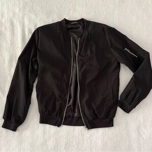 Black Bomber Jacket